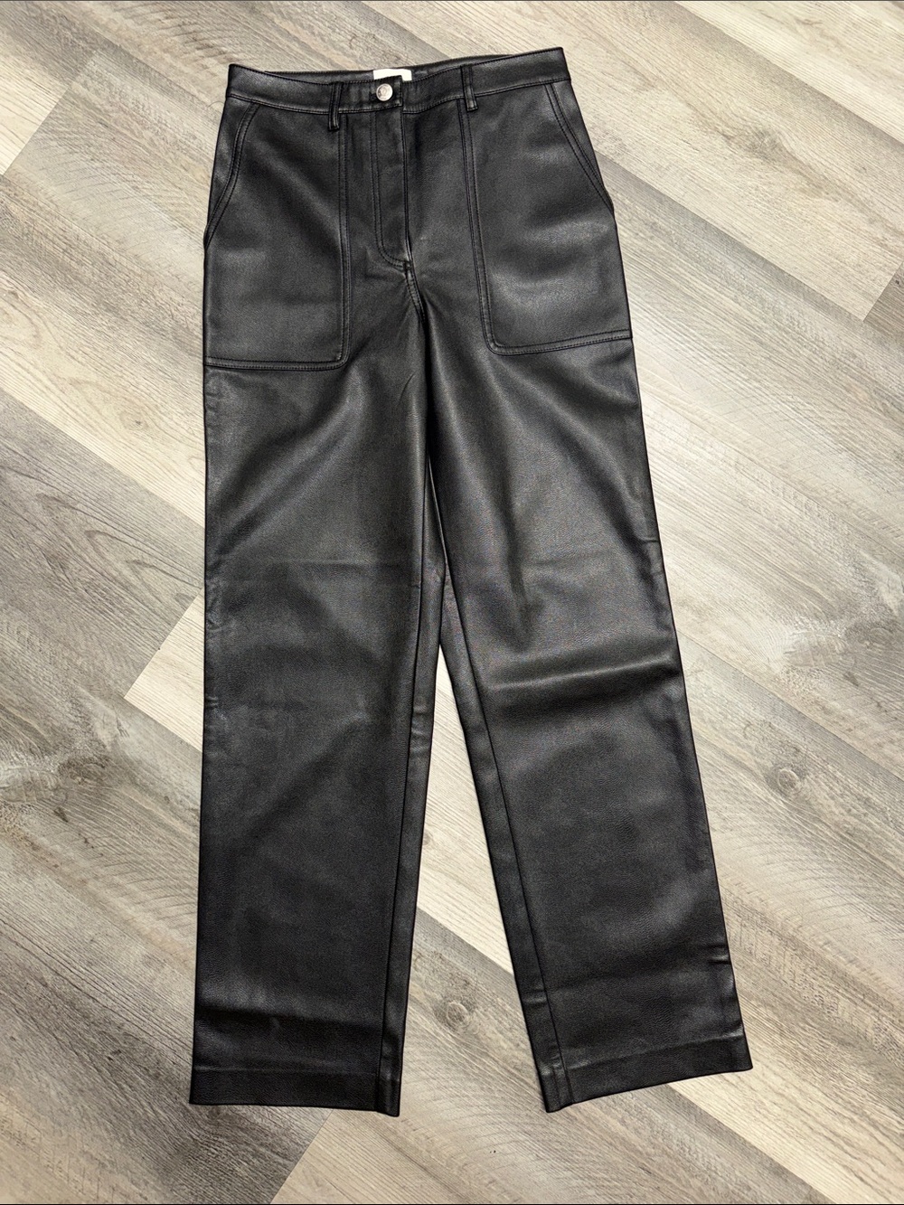 Wilfred Free faux leather pants bottoms jeans denim